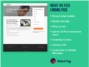 Above the Fold Landing Page
