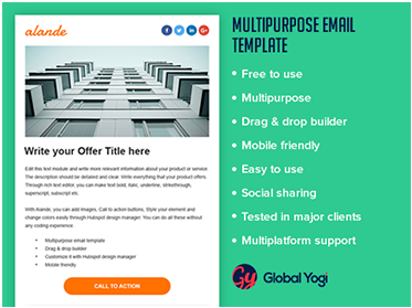 Multipurpose email template