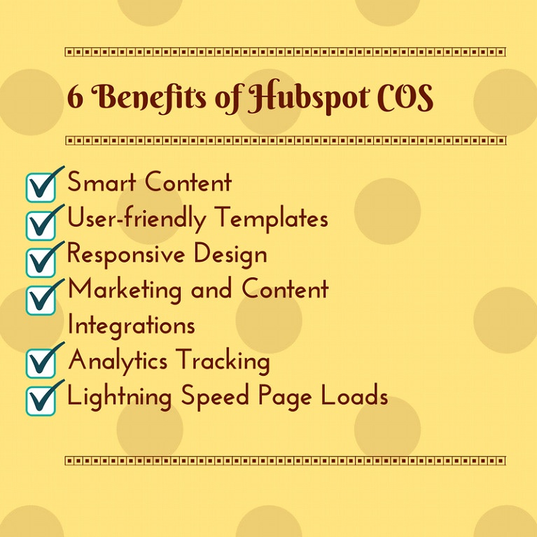 Hubspot Cos Advantages