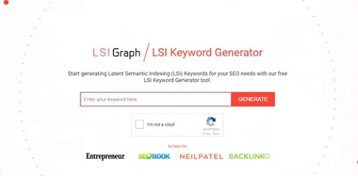 LSI Graph free keyword generator